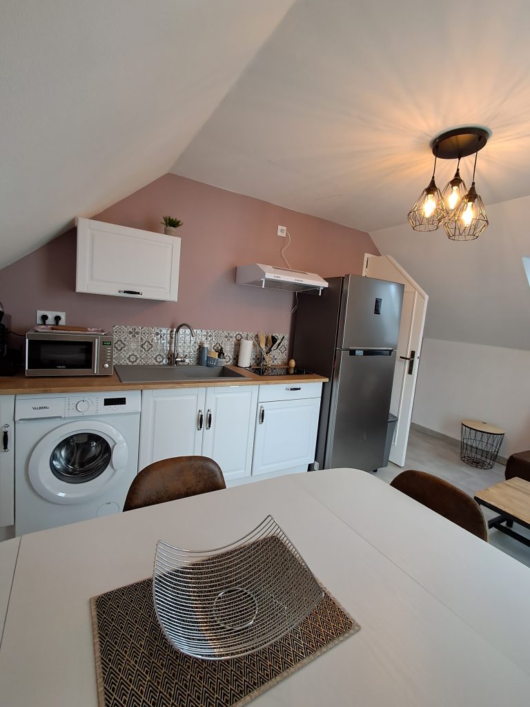 Cuisine équipée Gîte de la Paule - Hébergement sur Dole